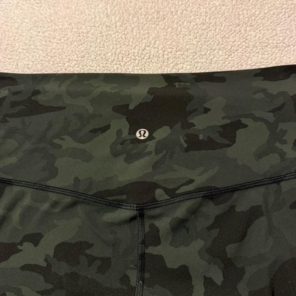 Lululemon Align Pant Full Length 28" Leggings Incognito Camo Multi Gator Green - Picture 14 of 16
